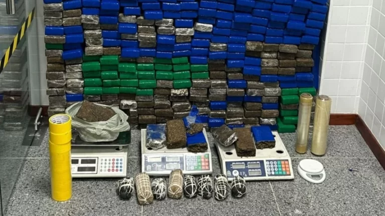 FEIRA DE SANTANA: PM estoura depósito de drogas e explosivos no Centro; mulher foi presa