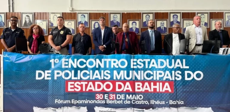Capitão Alden participa do 1° Encontro Estadual de Policiais Municipais do Estado da Bahia