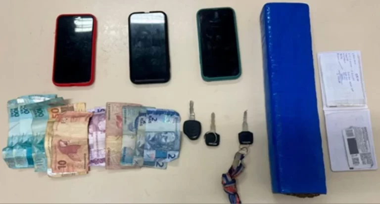 Suspeitos de tráfico são presos pela PM em Nova Itarana