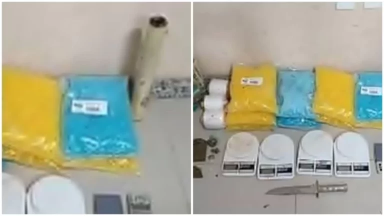 Suspeitos trocam tiros com a PM e abandonam drogas durante fuga em Eunápolis
