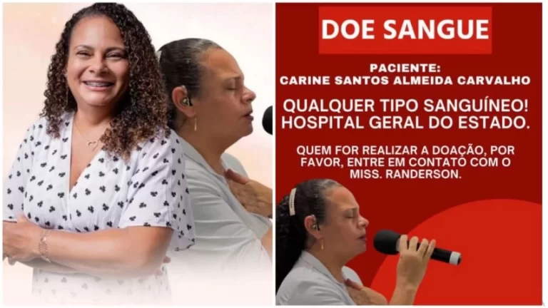 Familiares pedem doações de sangue para pastora baleada em Engomadeira