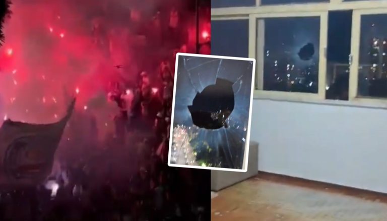”ESTAMOS EM CHOQUE!”: Apartamento no 2 de Julho é atingido por bombas durante festa da torcida do Bahia