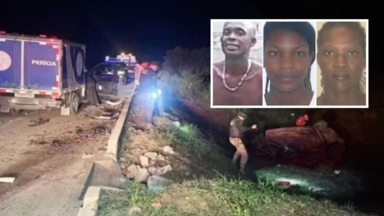 TRAGÉDIA NA BR-101: Bebê e mais três pessoas morrem em batida no Extremo Sul da Bahia
