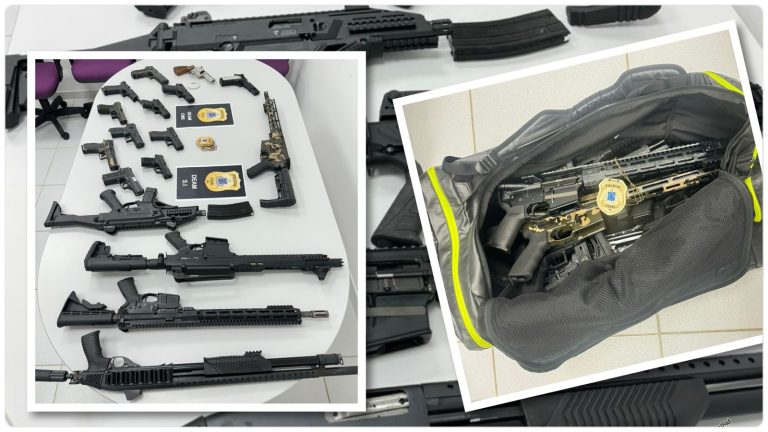 MEGA APREENSÃO: Polícia encontra arsenal de guerra em condomínio de luxo de Salvador