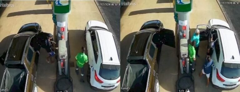NA CARA DE PAU: Trio rouba carro durante abastecimento em posto de Lauro de Freitas