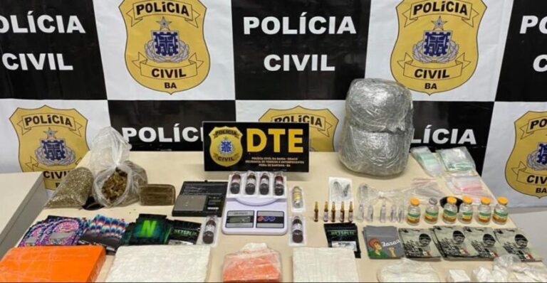 Dupla é presa em laboratório de entorpecentes em Feira de Santana