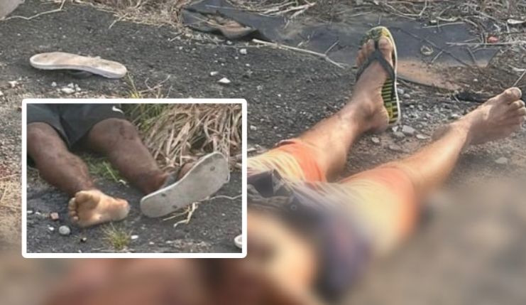 CAMAÇARI: Corpos de dois homens com marcas de tiros e mãos amarradas são achados na Estrada da Cetrel