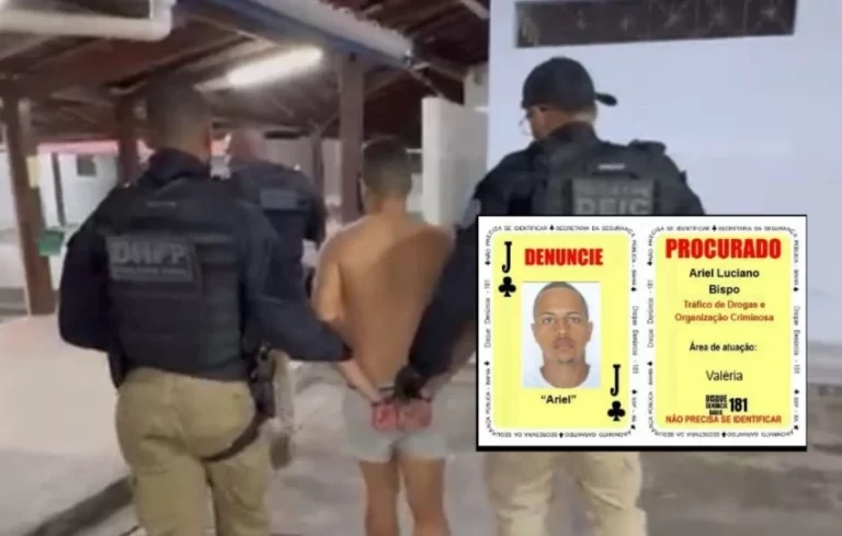 CAIU O VALETE DE PAUS! Traficante que trocou Katiara pelo BDM invade escola durante operação em Lauro de Freitas
