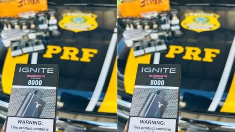 JEQUIÉ: PRF apreende cigarros eletrônicos em ônibus que saiu de São Paulo