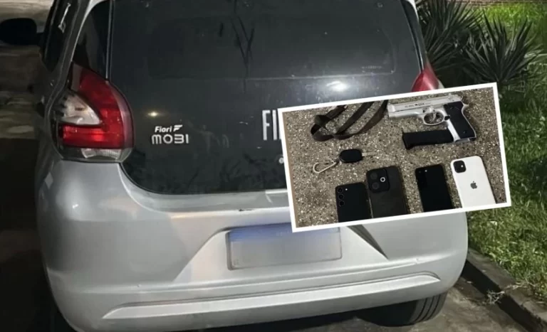 PM intercepta suspeitos de roubo com arma falsa em Simões Filho