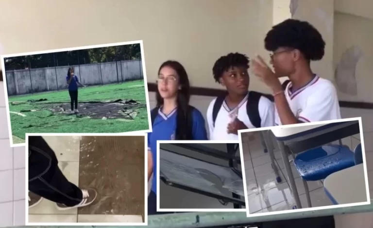 Estudantes ironizam estrutura precária e cobram reforma em maior colégio estadual de Canavieiras