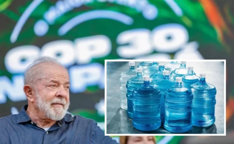 Cotado a R$60, Governo Lula gastará R$1 milhão em galões de água de 20 litros para a COP30