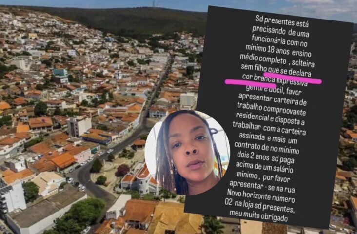 “RETROCESSO GIGANTESCO”: Intelectual Diferentona se manifesta após loja na Bahia anunciar vaga com teor racista