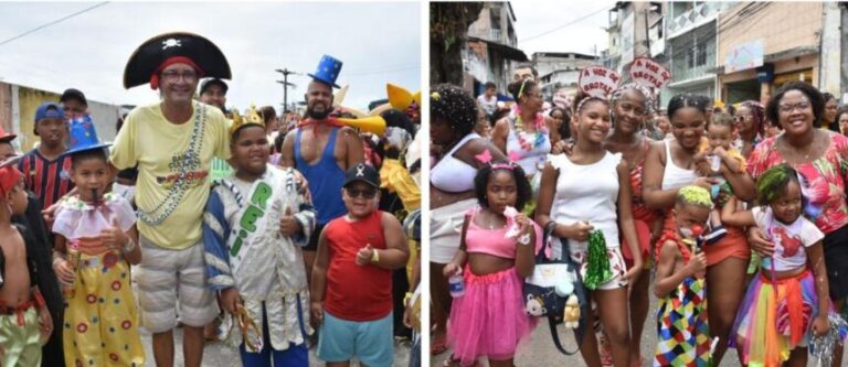 Carnaval das Crianças reúne mais de 2 mil crianças no Engenho Velho de Brotas