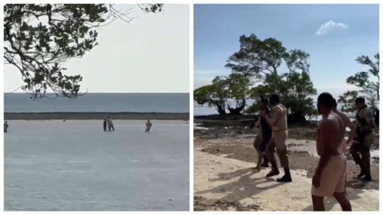 LADRÃO DE JET SKY: PM mete bala, entra no mar em Barra Grande e é aplaudida pelo povo; assista