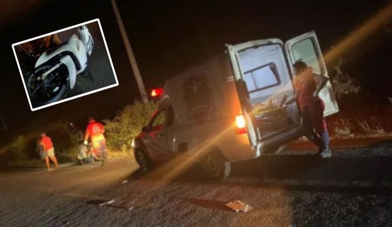 BA-120: Colisão entre carro e moto deixa duas pessoas feridas