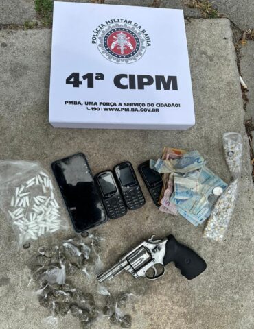 VAI CAIR NA GAIOLA: Trio é preso após trocar tiro com PM no Alto das Pombas