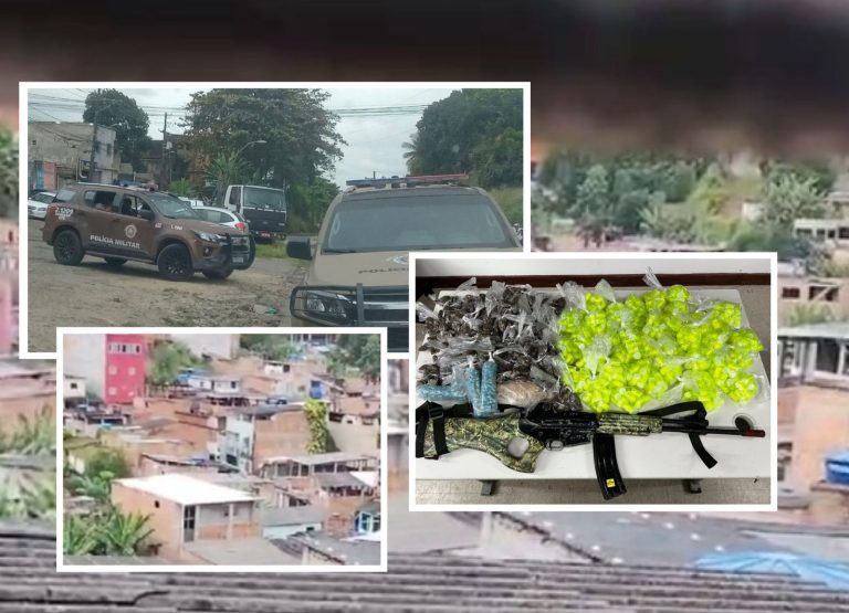 GUERRA SEM FIM: Tropa do ‘CV’ troca tiros com Rondesp e fuzil é apreendido em Fazenda Coutos