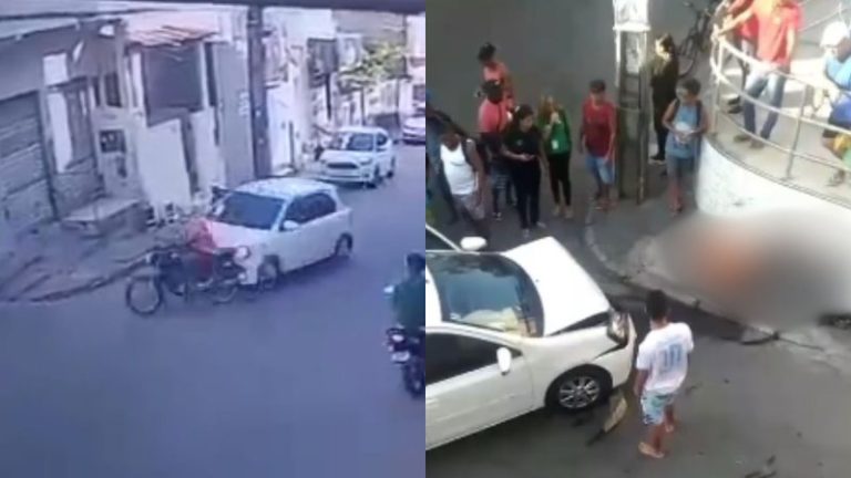 NÃO RESISTIU: Motorista atropela motociclista e causa acidente em Itapuã; veja o que aconteceu