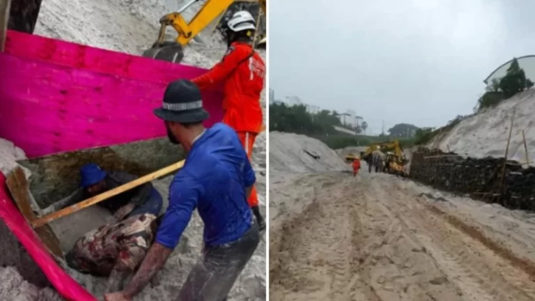 ACIDENTE EM OBRA: Operário fica soterrado após deslizamento no Nordeste de Amaralina