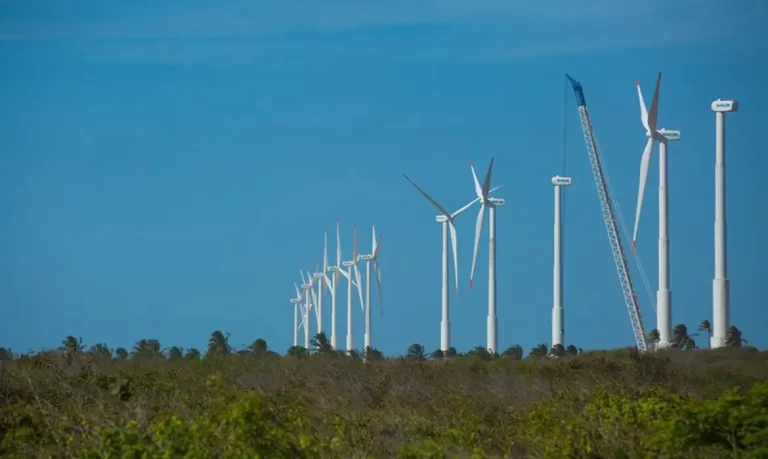 geração de energia eólica