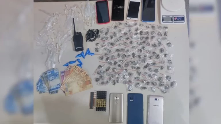 CANDEIAS: Dois suspeitos são presos com drogas, munições e celulares após tentativa de homicídio