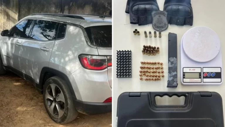 OPERAÇÃO TRÊS PONTAS! Polícia prende três suspeitos, apreende munições e veículo durante ação contra o tráfico em Itarantim
