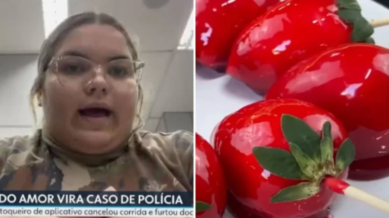 ROUBARAM O MORANGO: Mulher registra BO após entregador fugir com doces