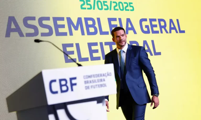 Candidato único, Samir Xaud é eleito presidente da CBF