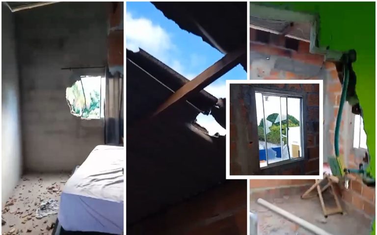 “VÃO VOLTAR E MATAR A GENTE” Família é sequestrada e tem casa destruída por traficantes em Camaçari; veja vídeo