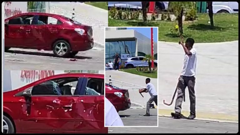 SURTO NA RMS: Funcionário destrói farmácia e carro de cliente com barra de ferro em Lauro de Freitas